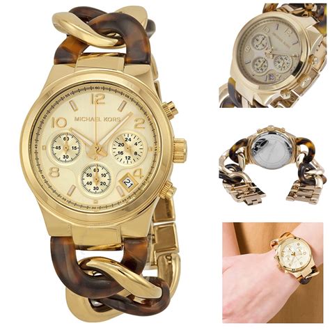 michael kors ladies tortoise watches|mk4222.